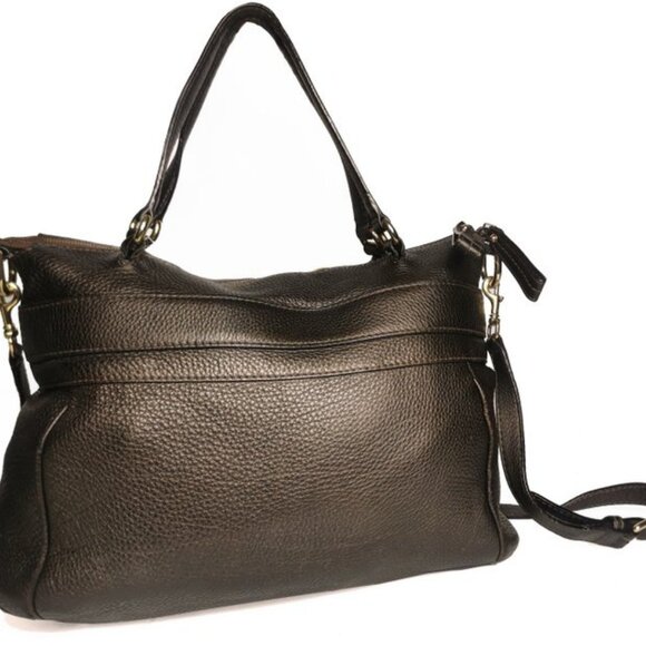 FLASH SALE!  Gucci Handbag Leather Bronze Gold Hardware GG 2Way Shoulder Bag - Picture 5 of 12